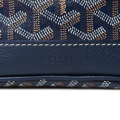 Goyard Goyardine Petit Flot Bucket Bag PM Navy 6 of 9