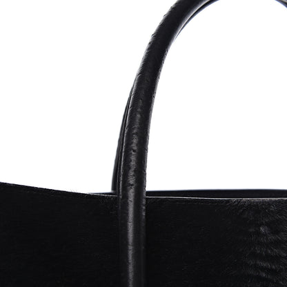 Celine Astrakhan Pony Hair Medium Phantom Luggage Black 12 of 23