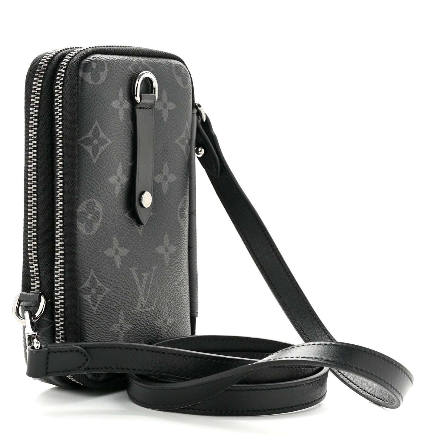 Monogram Eclipse Reverse Double Phone Pouch