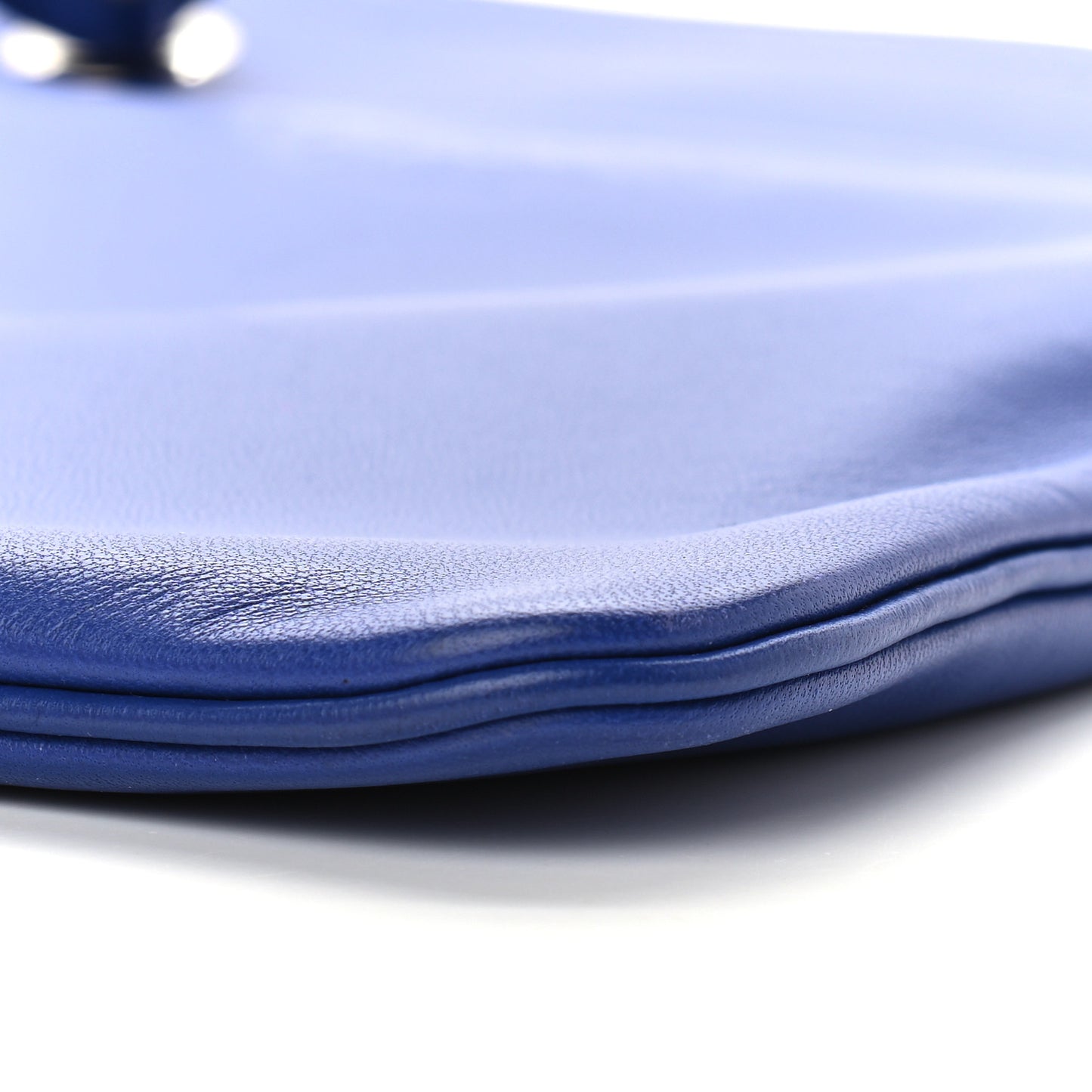 Milo Lambskin Swift Mini Aline Bleu Electrique