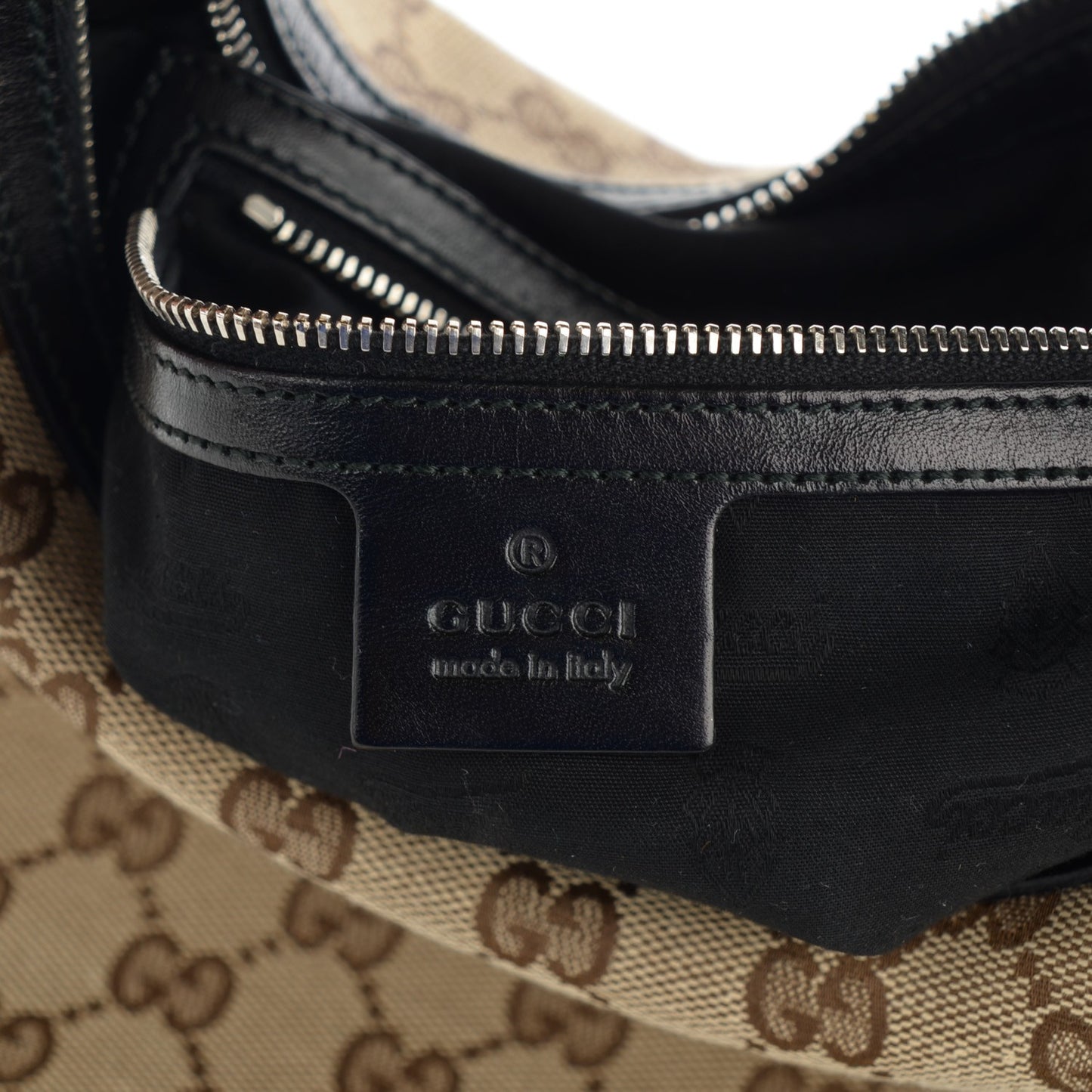 Monogram GG Twins Medium Hobo Black