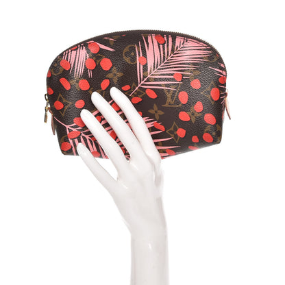 Louis Vuitton Monogram Jungle Dots Cosmetic Pouch Sugar Pink Poppy 2 of 6