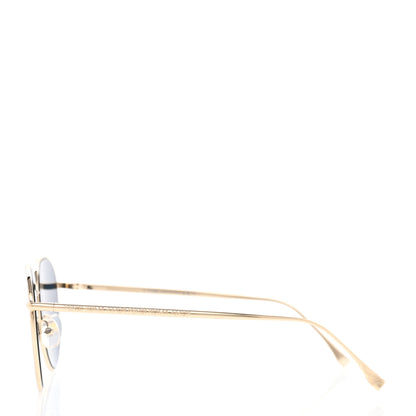 Fendi Metal Aviator Sunglasses FF 0379/G/S Gold 3 of 7