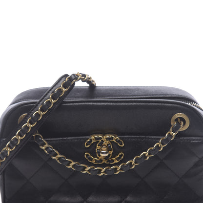 Chanel Goatskin Quilted 19 Camera Case Black 10 of 11