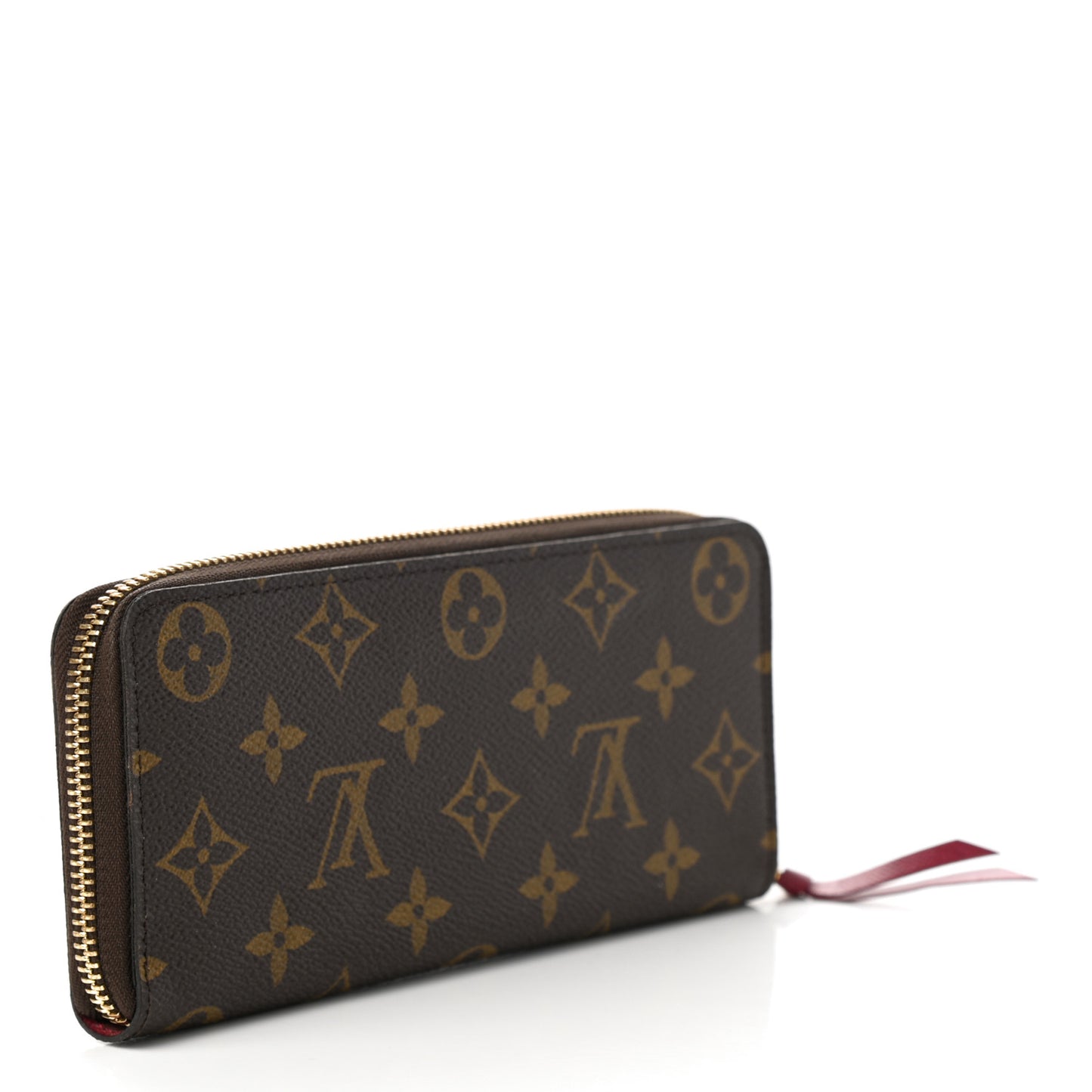 Monogram Clemence Wallet Fuchsia