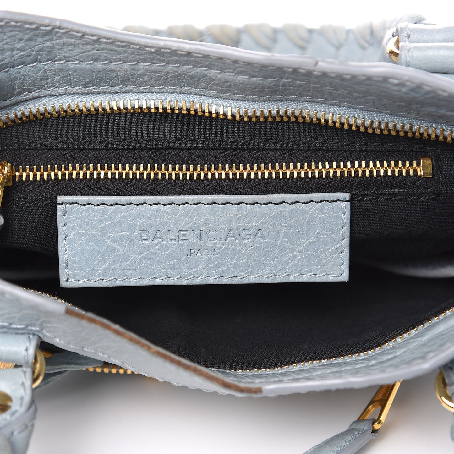 Agneau Giant 12 Gold Hardware Mini City Bleu Opaline