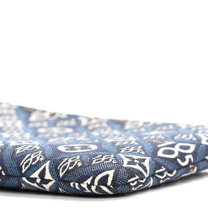 Louis Vuitton Jacquard Since 1854 Neverfull MM GM Pochette Blue 17 of 18