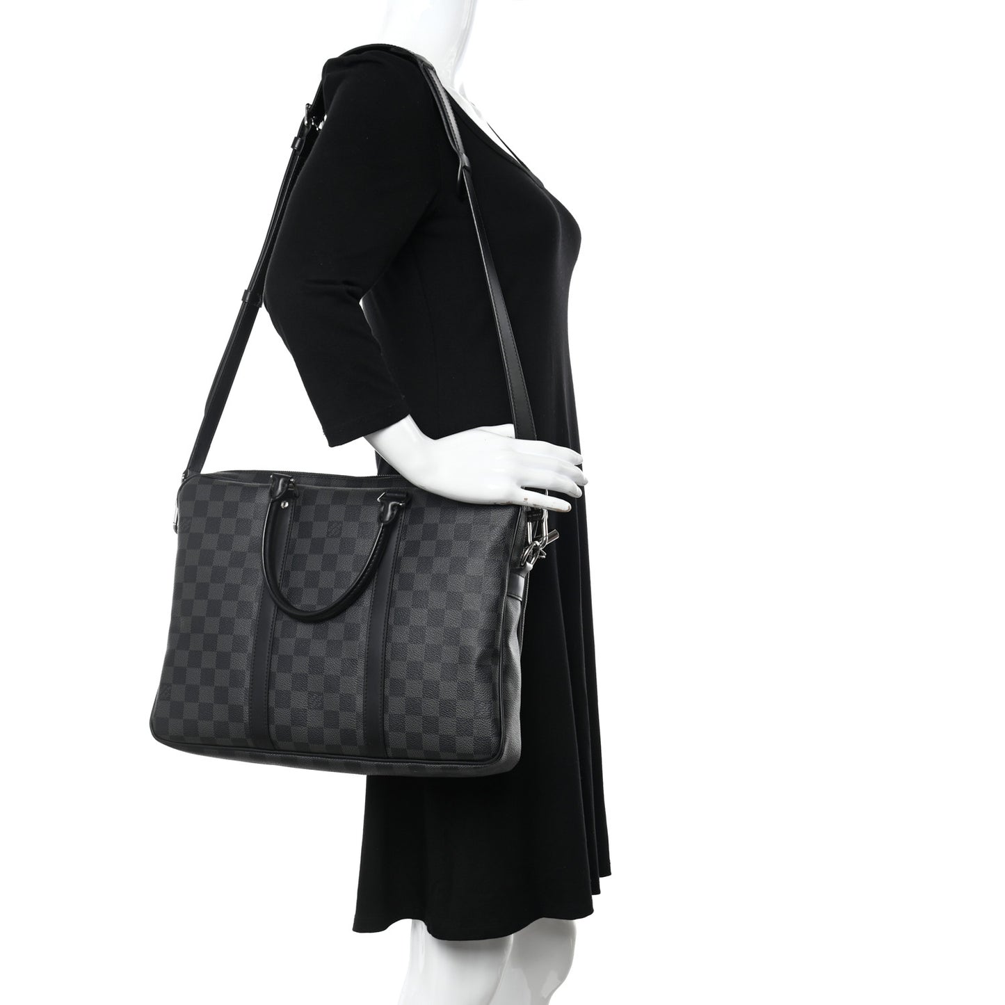 Damier Graphite Porte Documents Voyage PM