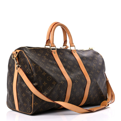 Louis Vuitton Monogram Keepall Bandouliere 45 3 of 26