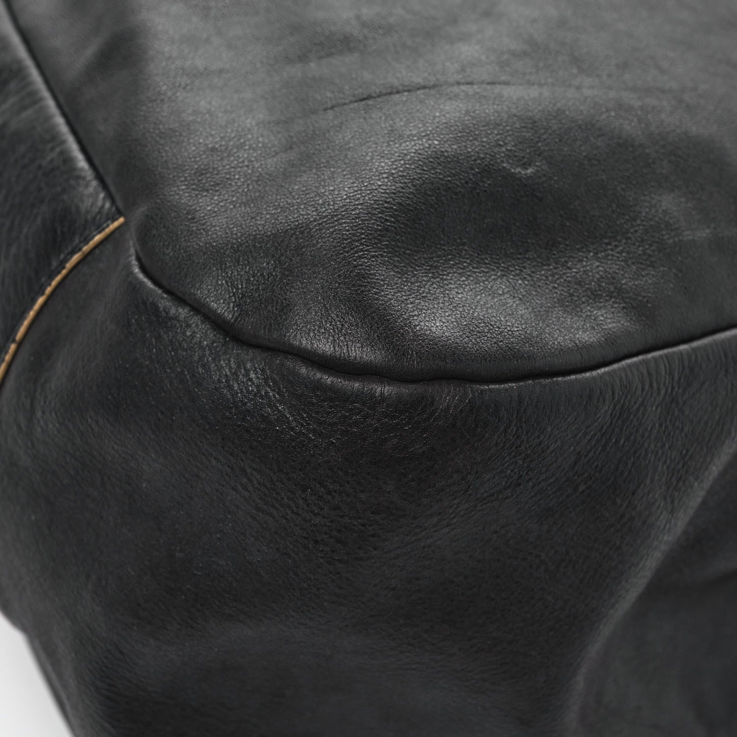 Chanel Lambskin Large Edgy Hobo Black 10 of 14