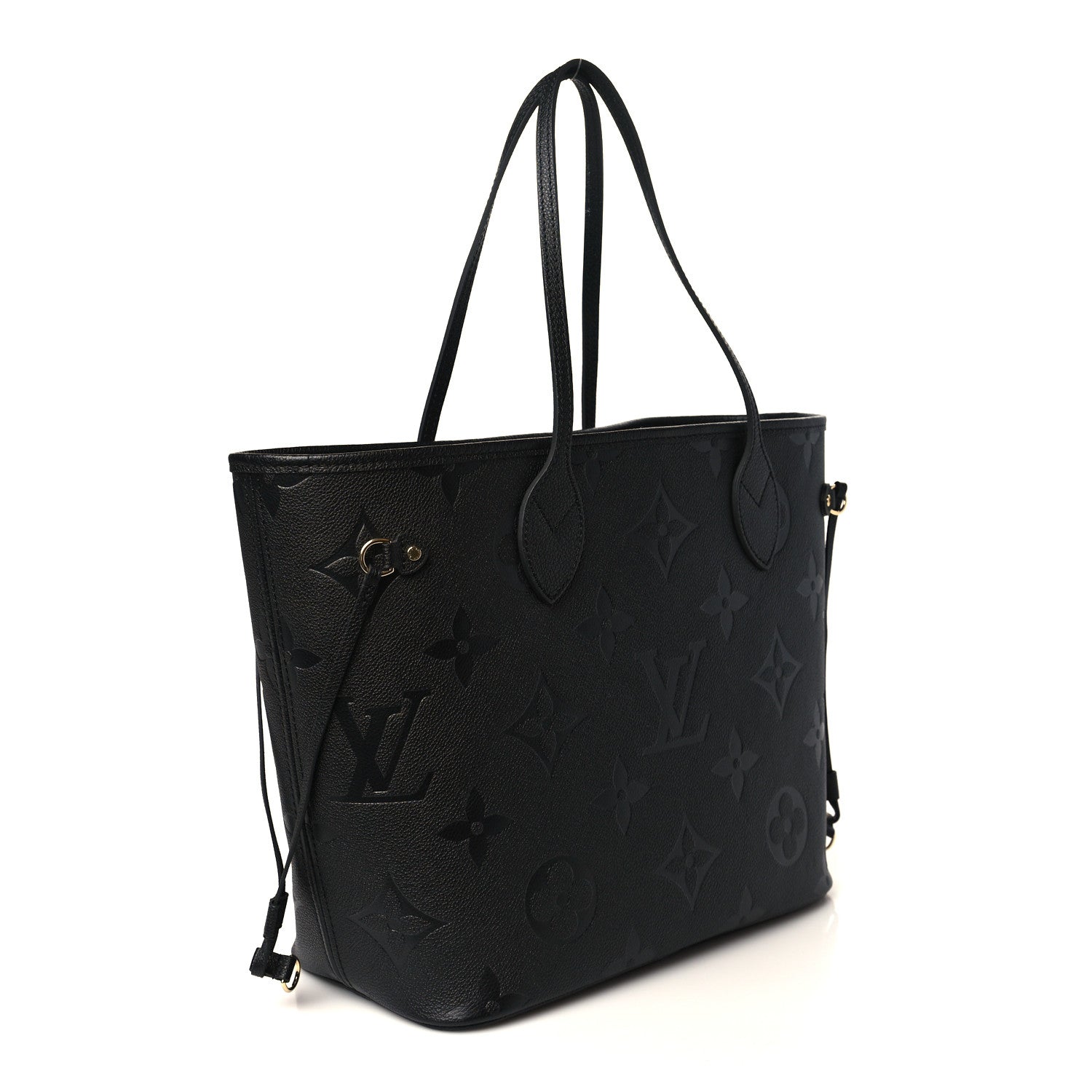 Louis Vuitton Empreinte Monogram Giant Neverfull MM Black 4 of 10