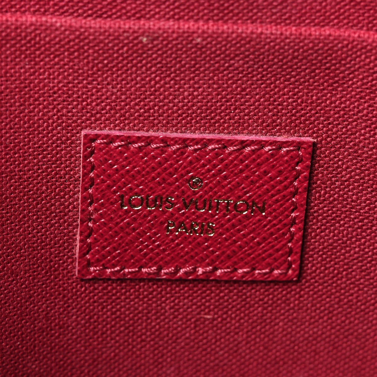 Louis Vuitton Monogram Pochette Felicie Chain Wallet Fuchsia 7 of 12