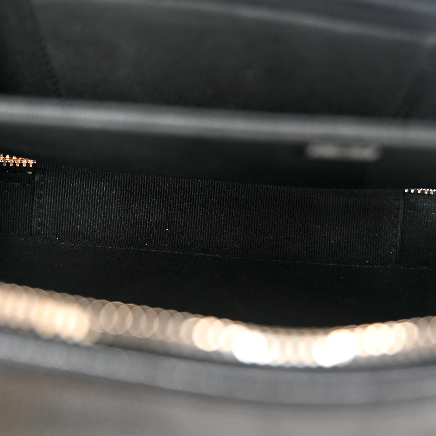 Chanel Caviar Quilted Boy Zip Phone Holder With Chain Black 5 of 12