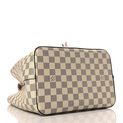 Louis Vuitton Damier Azur Neonoe MM Eau De Rose 4 of 9