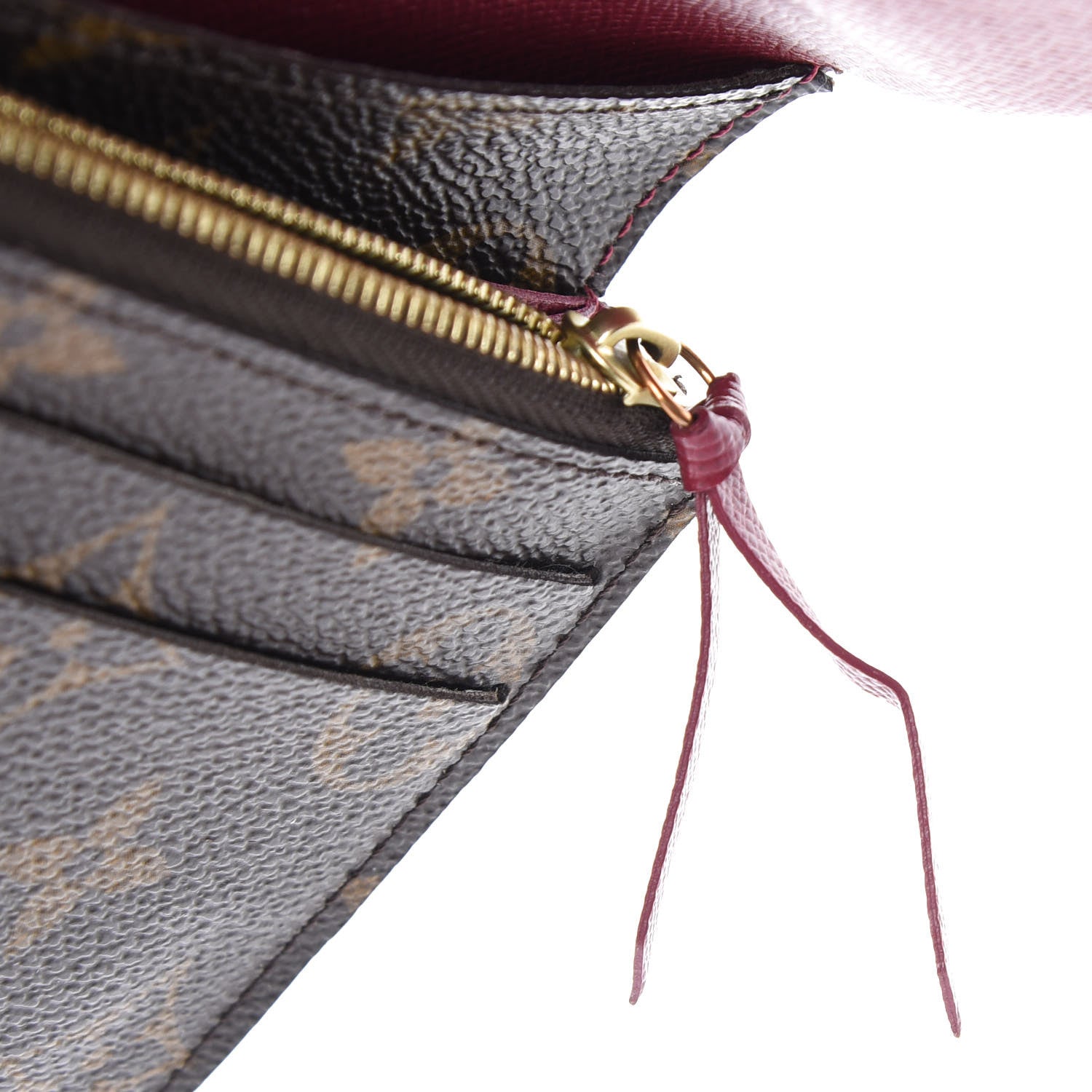 Louis Vuitton Monogram Emilie Wallet Fuchsia 8 of 13