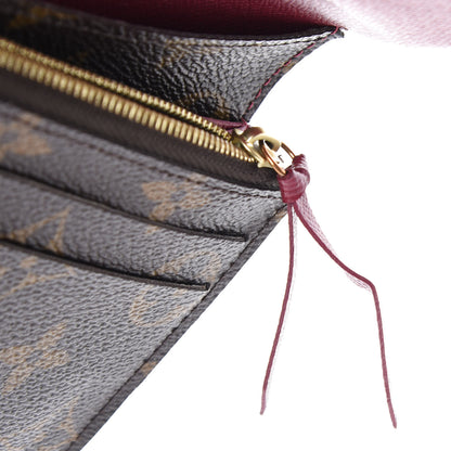 Louis Vuitton Monogram Emilie Wallet Fuchsia 8 of 13