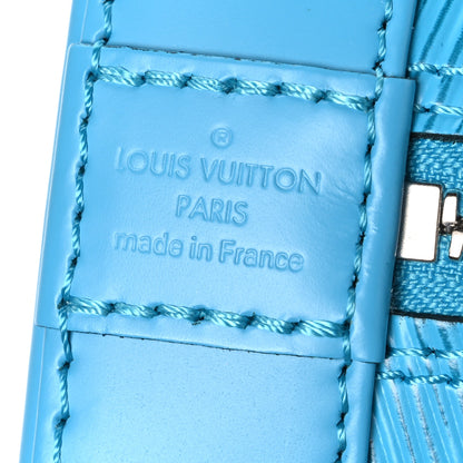 Louis Vuitton Epi Jacquard Alma BB Turquoise 5 of 8
