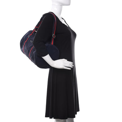 Gucci Nylon Microguccissima Gym Bag Navy 2 of 10