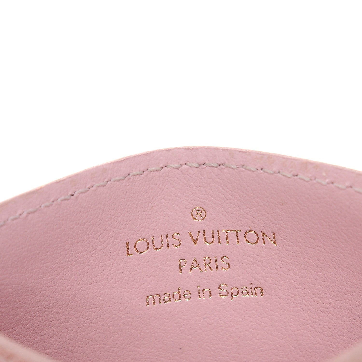 Louis Vuitton Damier Ebene Caissa Card Holder Rose Ballerine 6 of 8