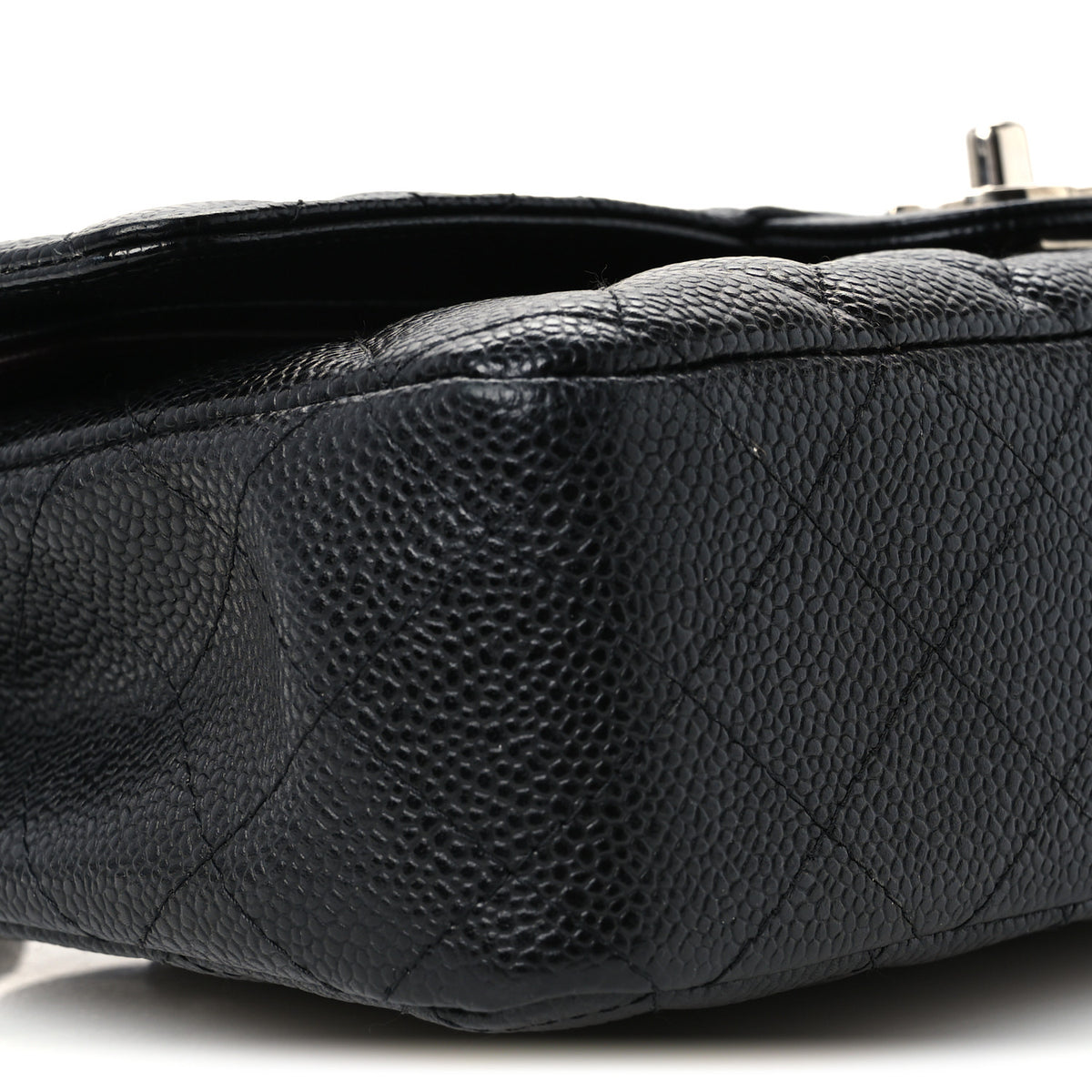 Chanel Caviar Quilted Medium Double Flap Black 10 of 12