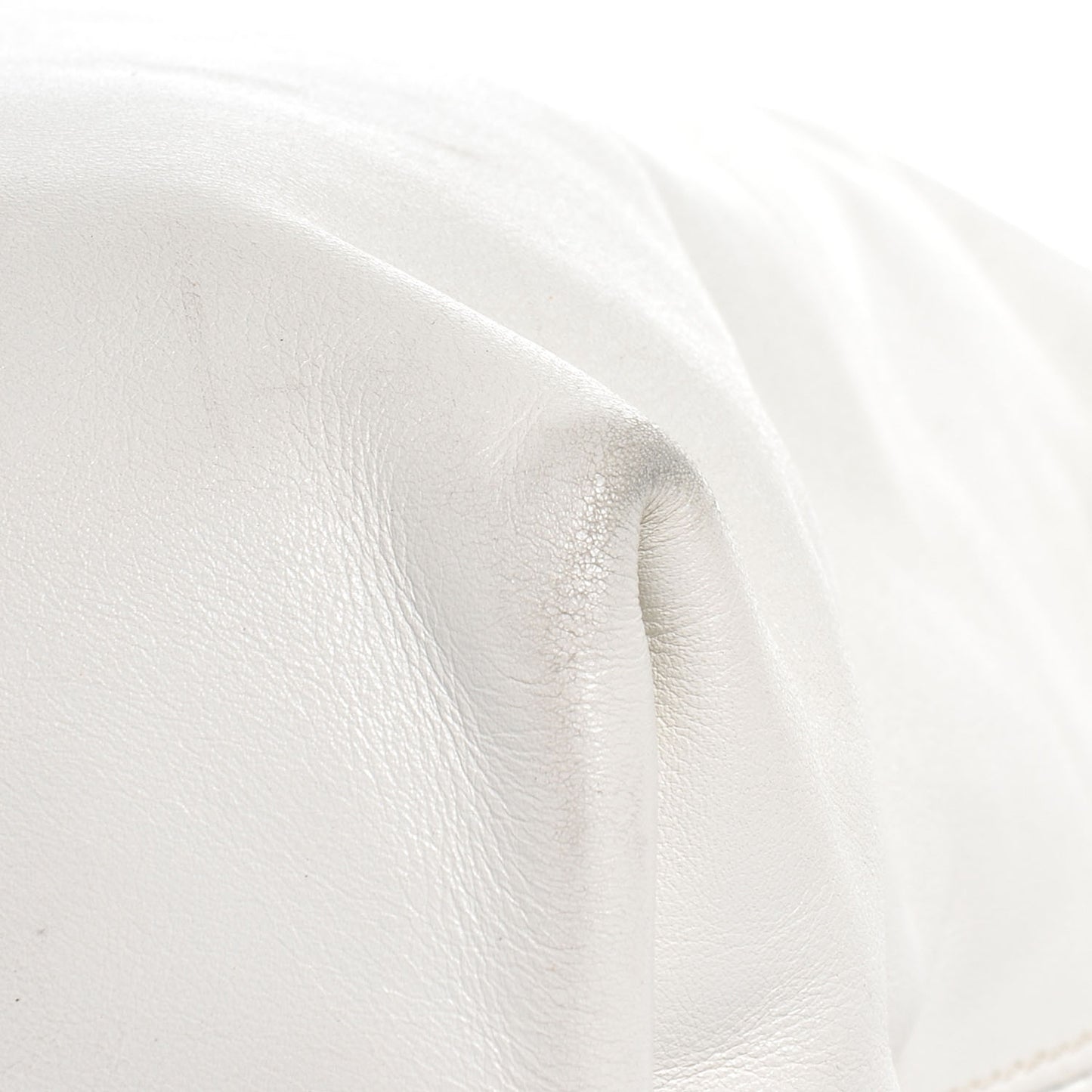 Lambskin Chain CC Tote White