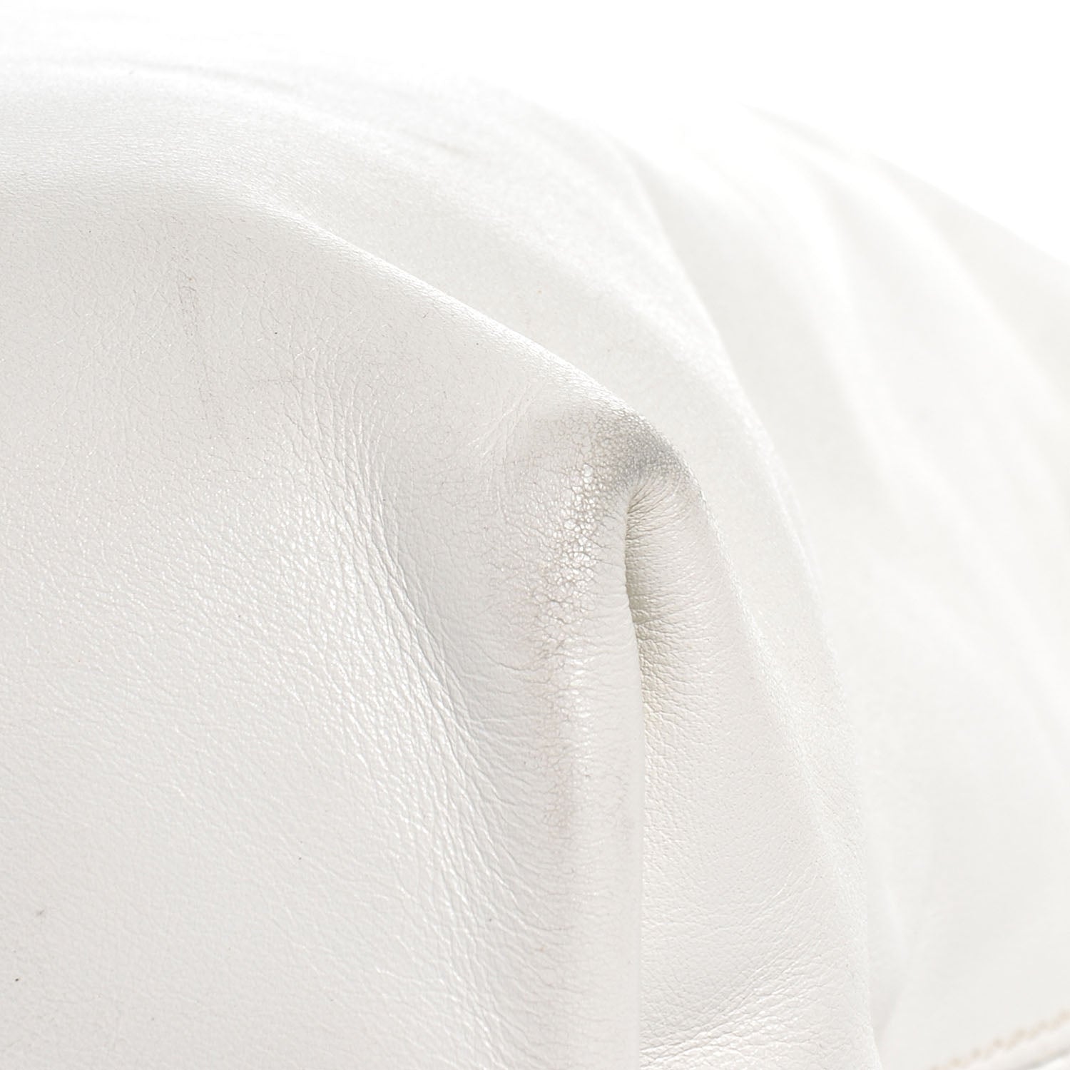 Chanel Lambskin Chain CC Tote White 6 of 10