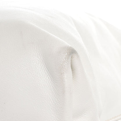 Chanel Lambskin Chain CC Tote White 6 of 10