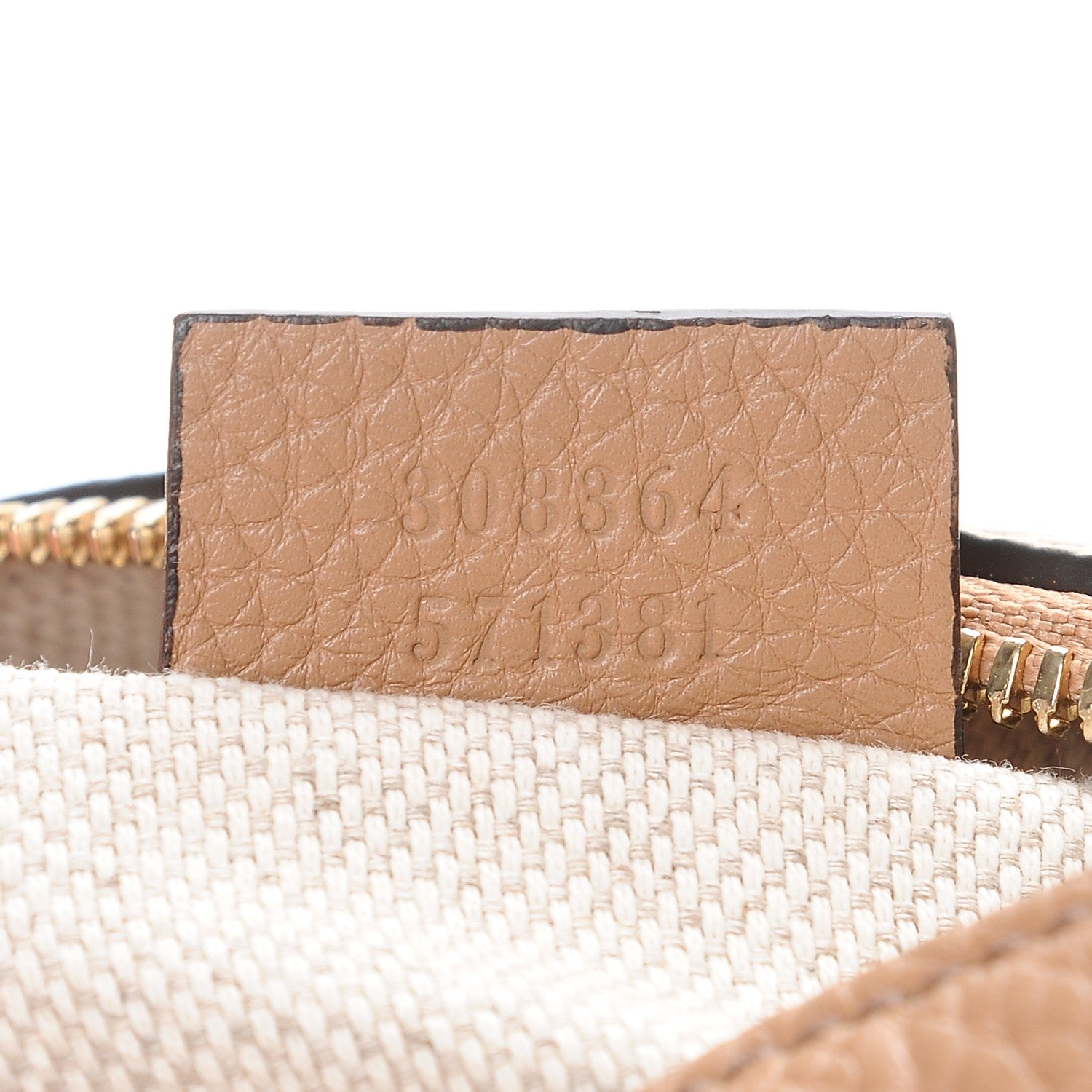 Gucci Pebbled Calfskin Small Soho Disco Bag Rose Beige 7 of 7