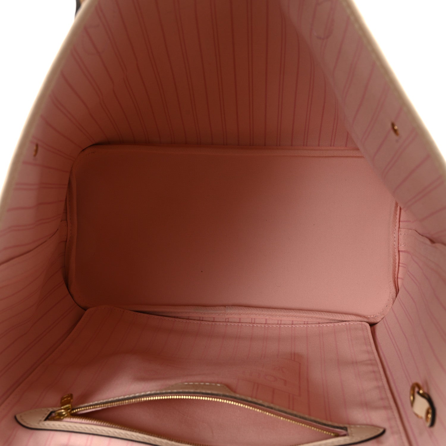 Louis Vuitton Damier Azur Braided Neverfull MM Pink 5 of 9