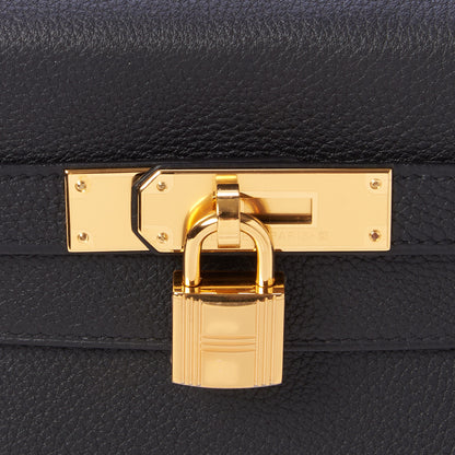 Hermes Togo Kelly Retourne 28 Black 21 of 34