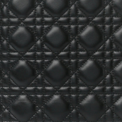 Christian Dior Lambskin Cannage Large Lady Dior Black 8 of 10