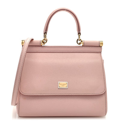 Dolce & Gabbana Dauphine Small Miss Sicily Satchel Pink 3 of 10