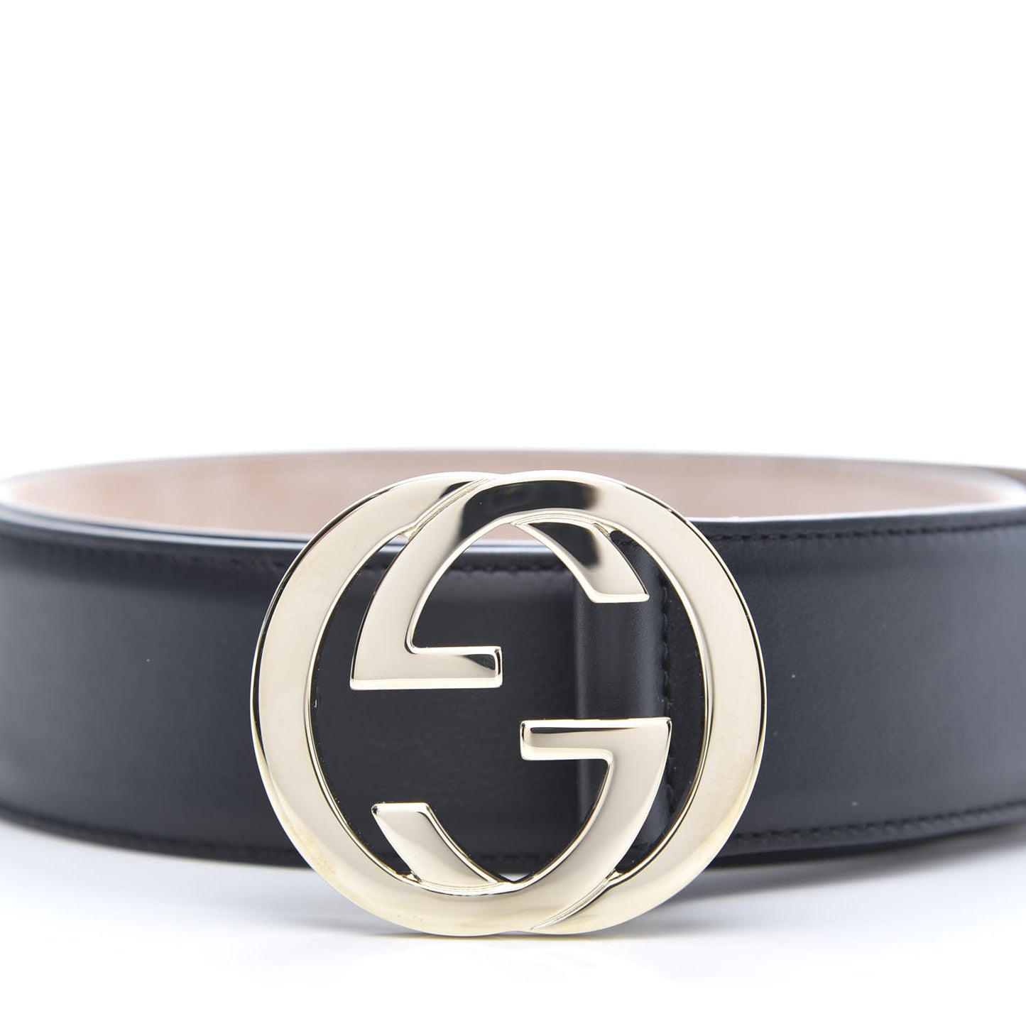 Calfskin Interlocking G 37mm Belt 85 34 Black