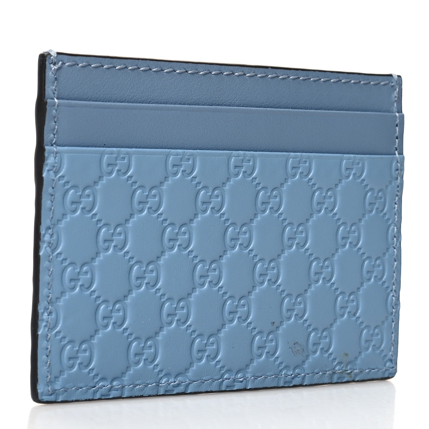 Gucci Microguccissima Card Holder Mineral Blue 3 of 10