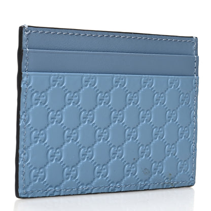 Gucci Microguccissima Card Holder Mineral Blue 3 of 10