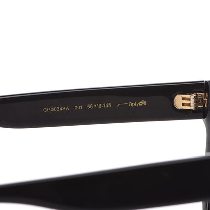 Gucci Square Frame Sunglasses GG0034SA Black 5 of 7