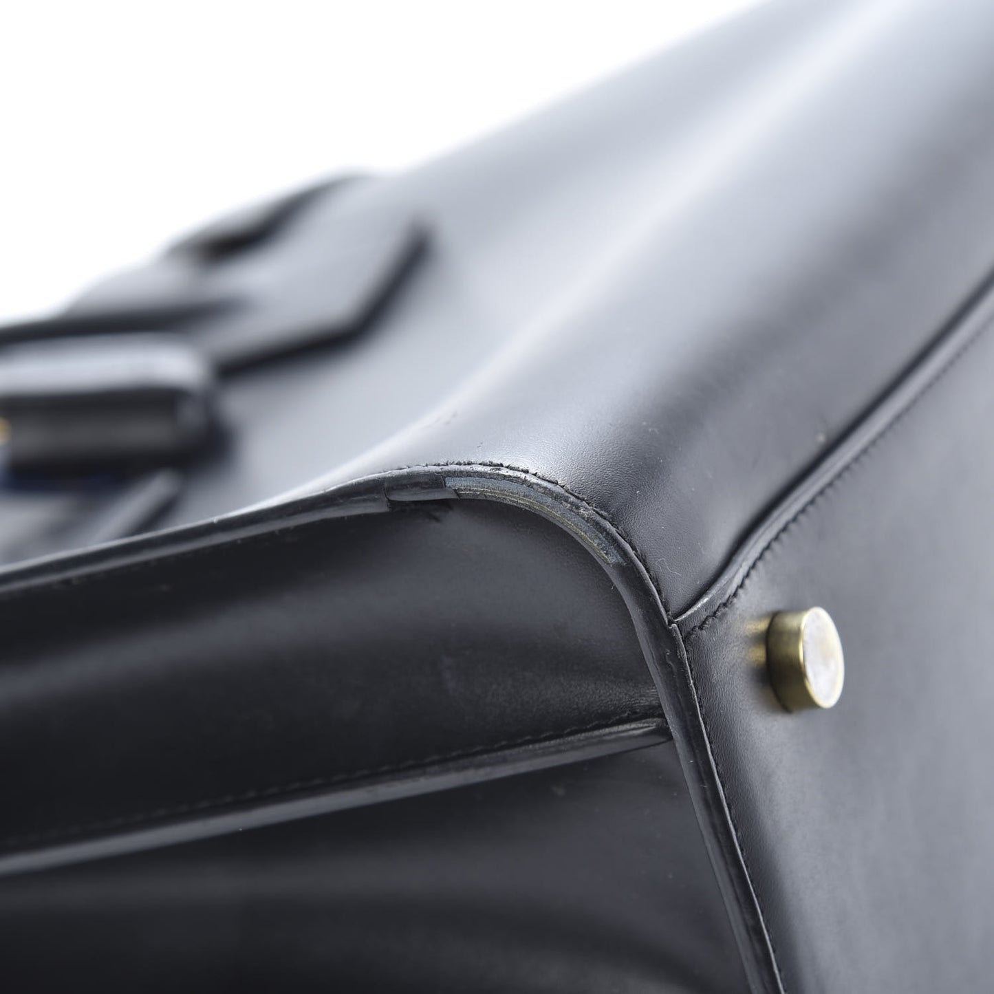 Calfskin Small Sac De Jour Black Royal Blue