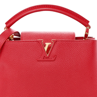 Louis Vuitton Taurillon Capucines BB Scarlet Red 7 of 9