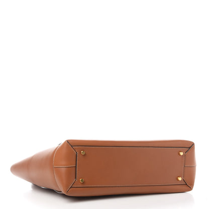 Bottega Veneta French Calfskin Maxi Intrecciato Large Arco Wood 4 of 9