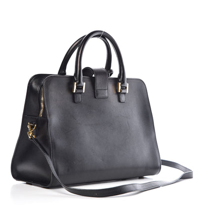 Saint Laurent Smooth Calfskin Small Monogram Cabas Black 3 of 15