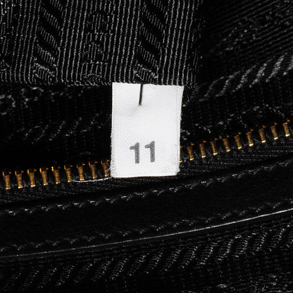 Prada Nappa Embossed Logo Clutch Nero Black 9 of 11