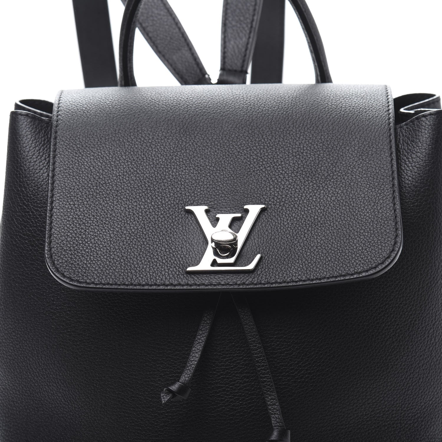 Louis Vuitton Calfskin Lockme Backpack Black 6 of 8