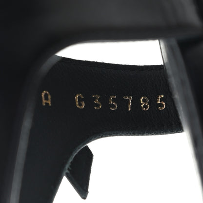Chanel Calfskin Medallion CC Thong Sandals 36 Black 7 of 12