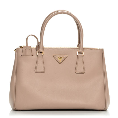 Prada Saffiano Small Galleria Double Zip Tote Cammeo 1 of 8