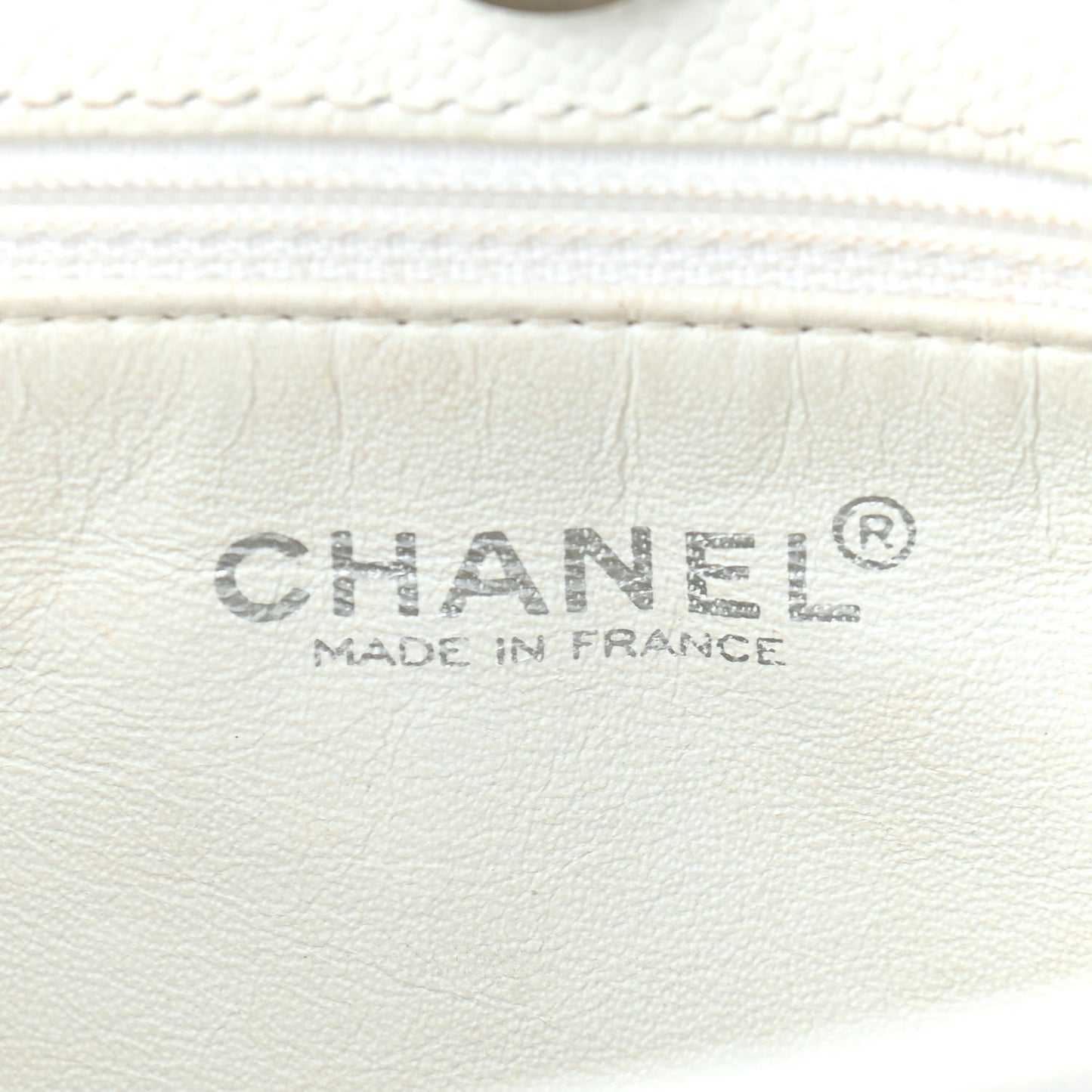 Caviar Shopper Tote White