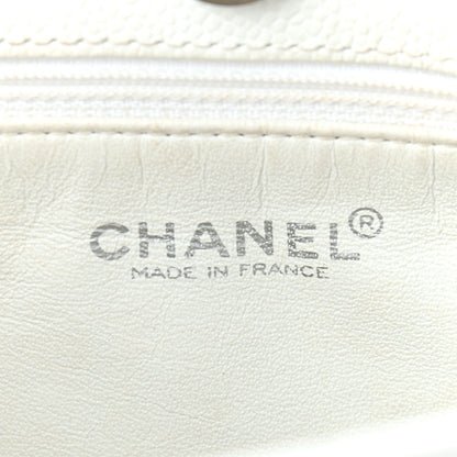 Chanel Caviar Shopper Tote White 5 of 11