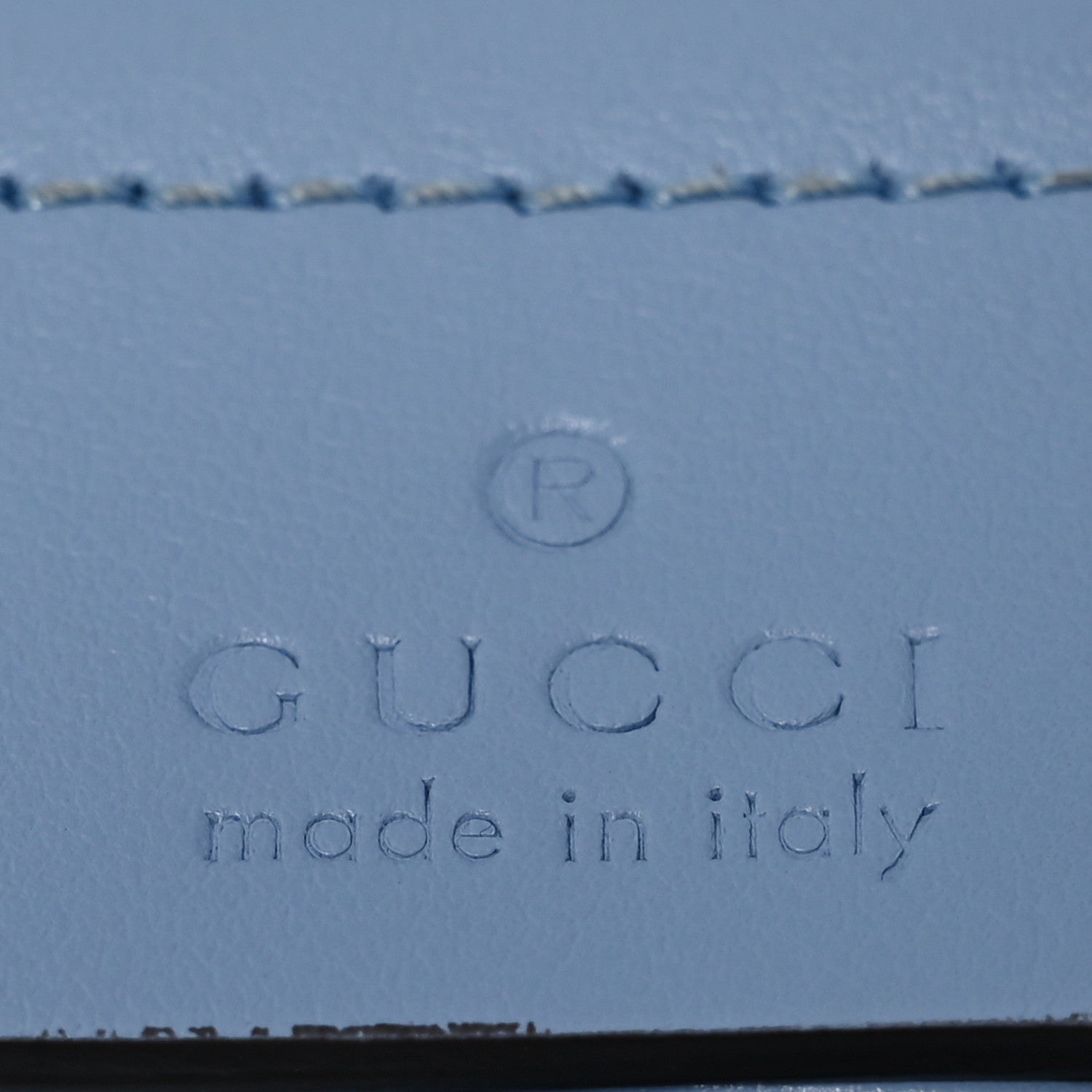 Gucci Calfskin Matelasse Small GG Marmont Shoulder Bag Porcelain Light Blue 7 of 14
