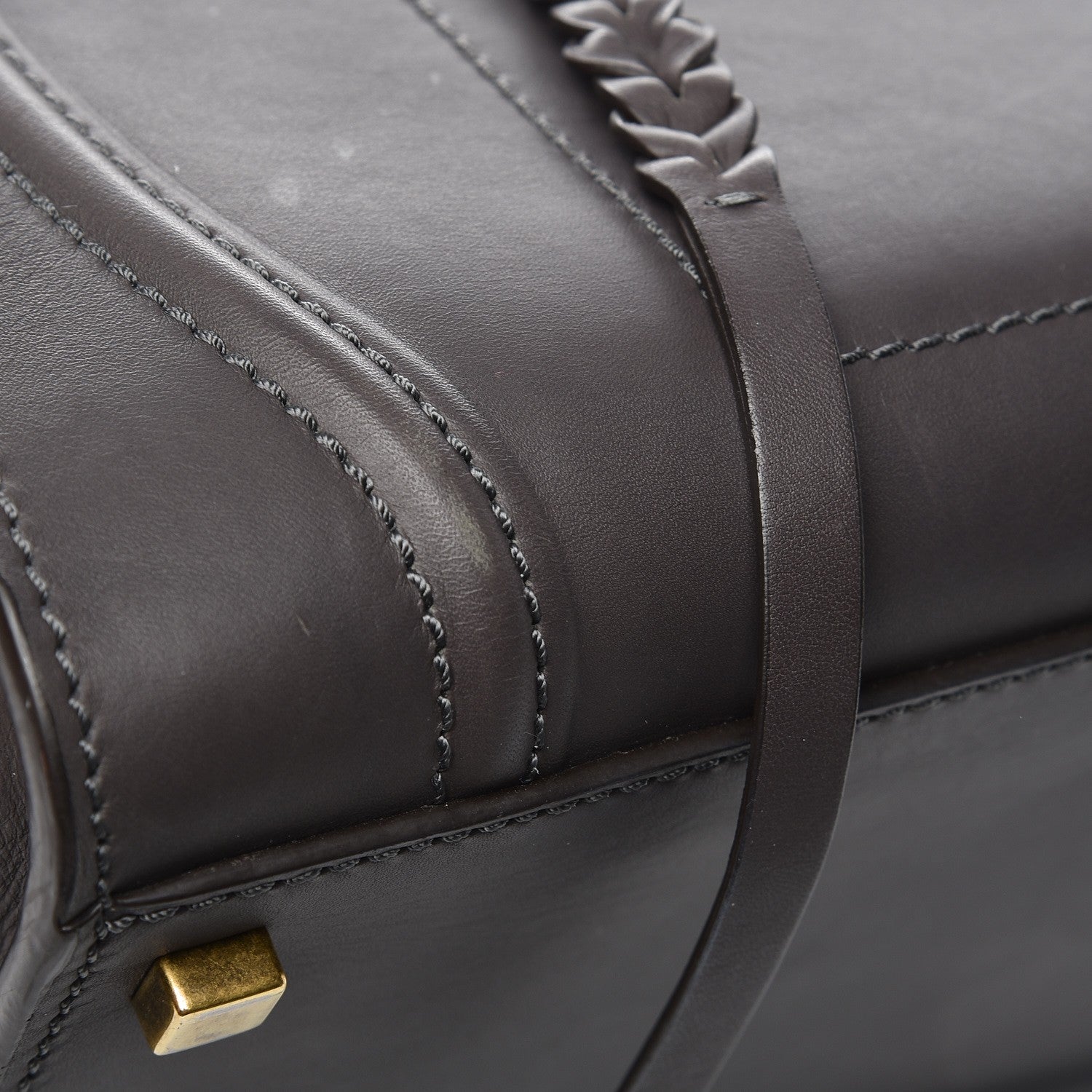 Celine Smooth Calfskin Medium Phantom Luggage Grey 21 of 22