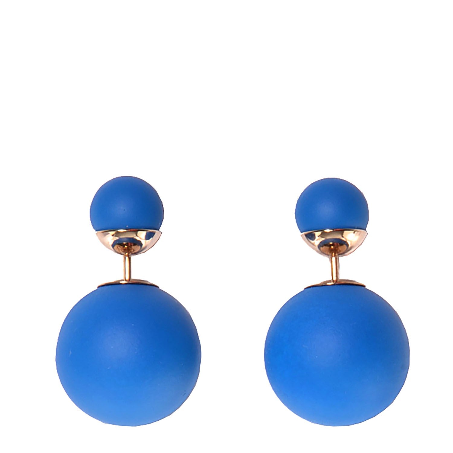 Christian Dior Mise En Dior Tribal Earrings Blue 1 of 7