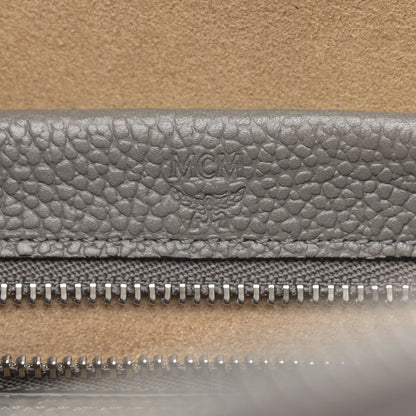 MCM Grained Calfskin Large Ella Boston Grey 5 of 12